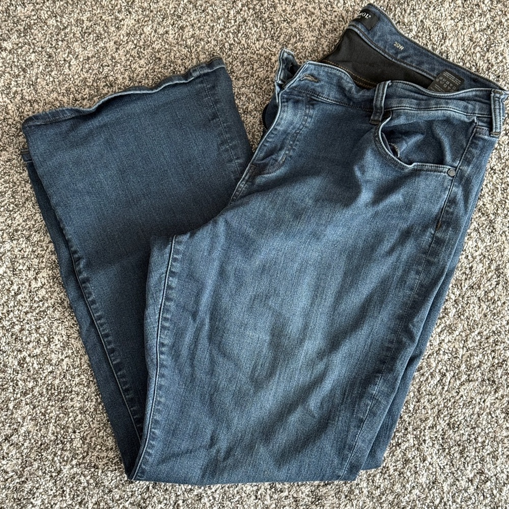 Liverpool Women's Boot Cut Jeans - Dark Blue
